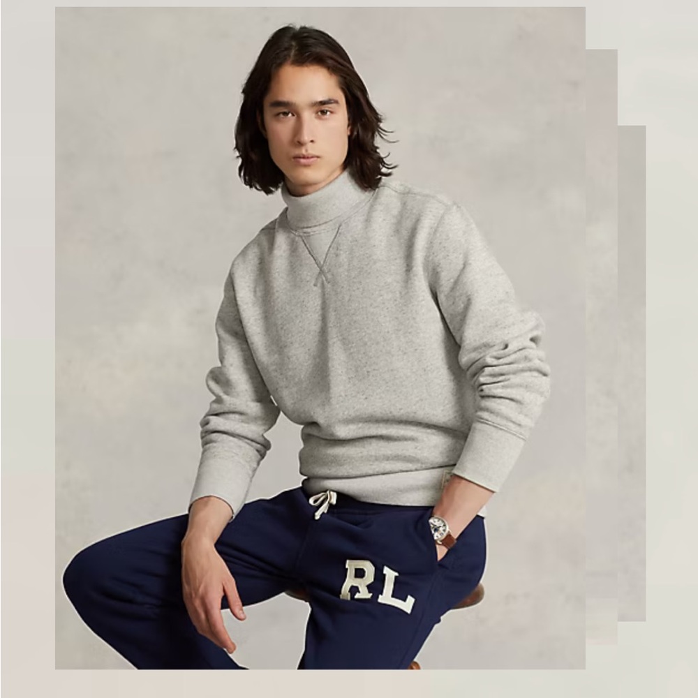 Polo Ralph Lauren Light Gray Turtleneck Sweater